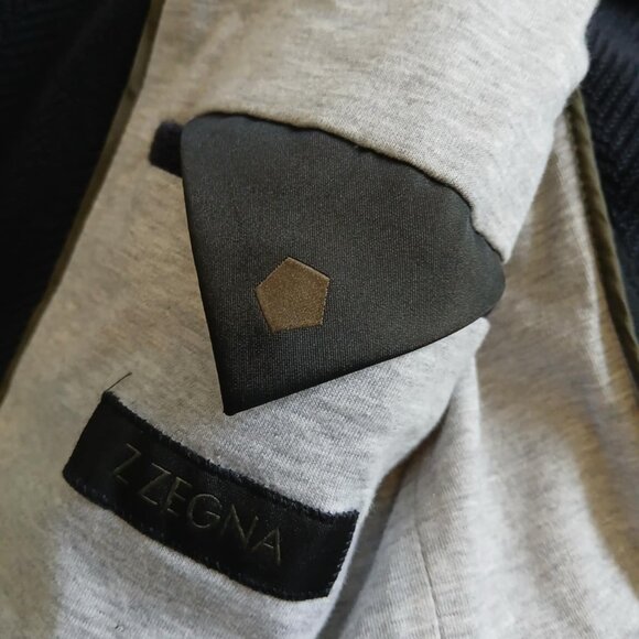 ZZEGNA - Casual shawl collar cotton jacket - Sz 50 - Picture 7 of 12